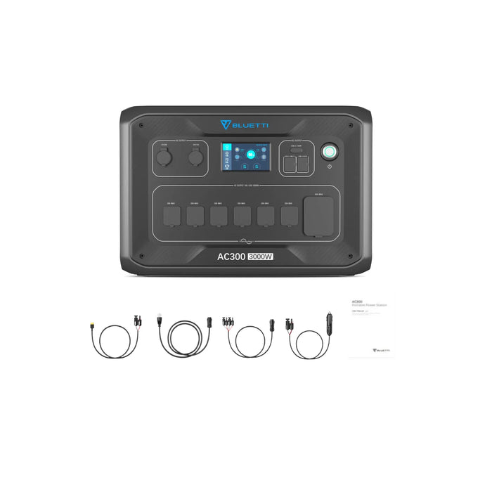 Bluetti AC300 Home Battery Backup Generator | 3072Wh | 6000W | 2400W Solar Input