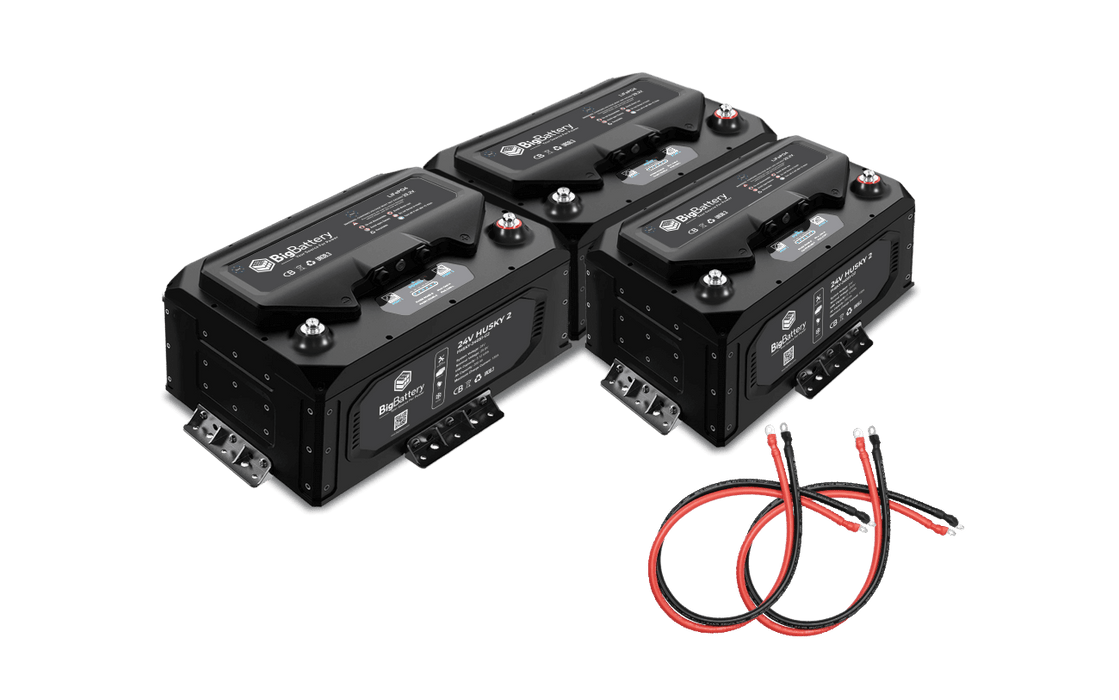 BigBattery 24V 3X HUSKY 2 Lithium Battery KIT