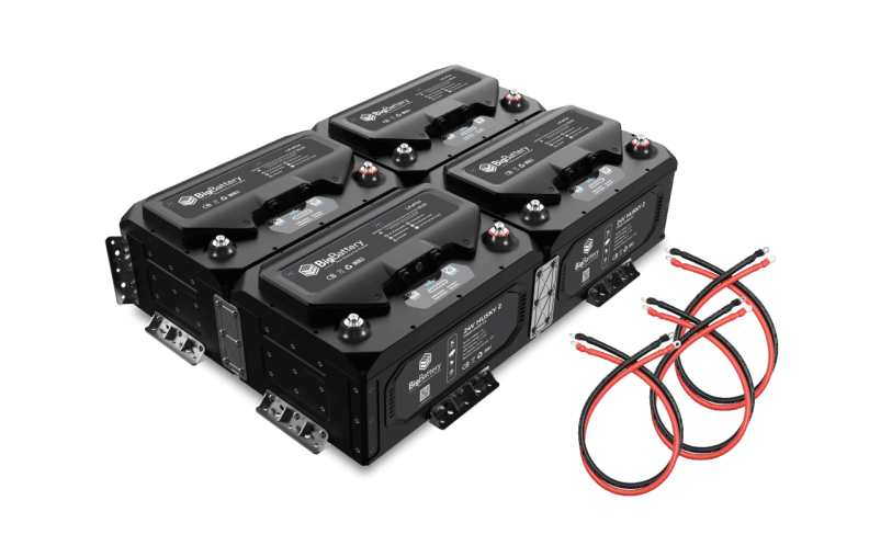 BigBattery 24V 4X HUSKY 2 Lithium Battery KIT