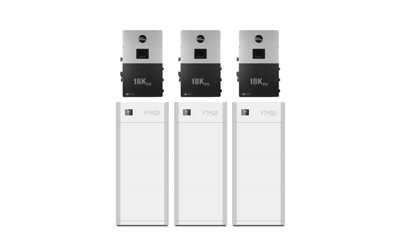 BigBattery 46.1kWh ETHOS + 3x EG4 18kPV Inverter (ESS)