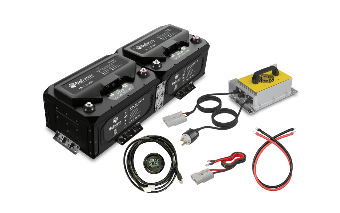 BigBattery 48V 2X HUSKY 2 Lithium Battery FAST CHARGER KIT