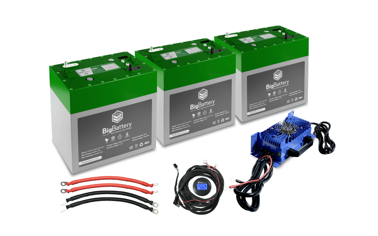 BigBattery 48V 3X EAGLE 2 Lithium Battery Kit