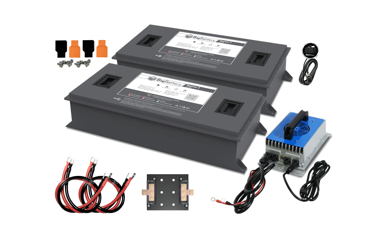 BigBattery 72V 2X RAPTOR 2 Lithium Battery Kit