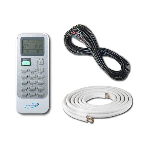 Air-Con Blue Series 3 18,000 BTU 23 SEER Mini Split Ductless Air Conditioner | Includes Lineset &amp; Wiring | Inverter Technology | Wi-Fi Ready