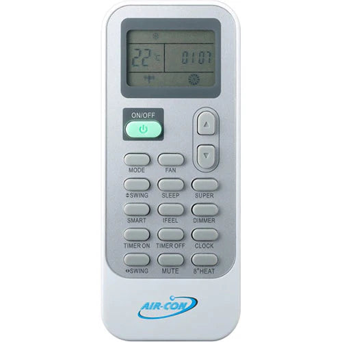 Air-Con Serene Series 18,000 BTU 18 SEER Mini Split Air Conditioner | Includes Lineset &amp; Wiring | Inverter Technology | Wi-Fi Ready