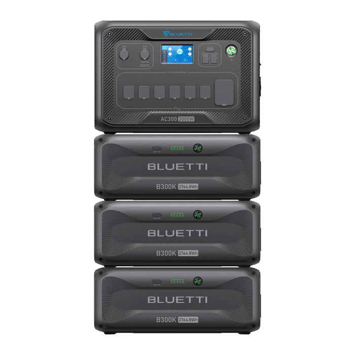 Bluetti AC300 Home Battery Backup Generator | 3072Wh | 6000W | 2400W Solar Input