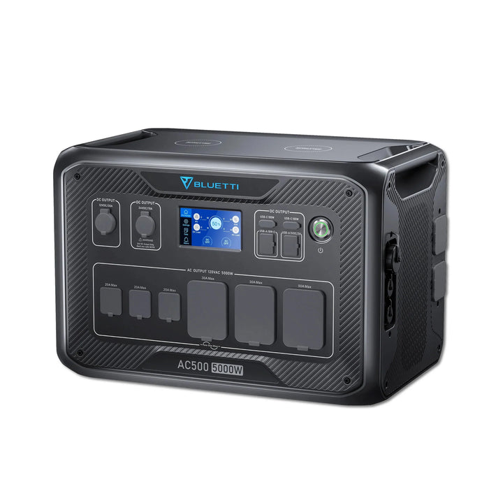 Bluetti AC500 Home Battery Backup Generator | 3072Wh | 5000W | 3000W Solar Input