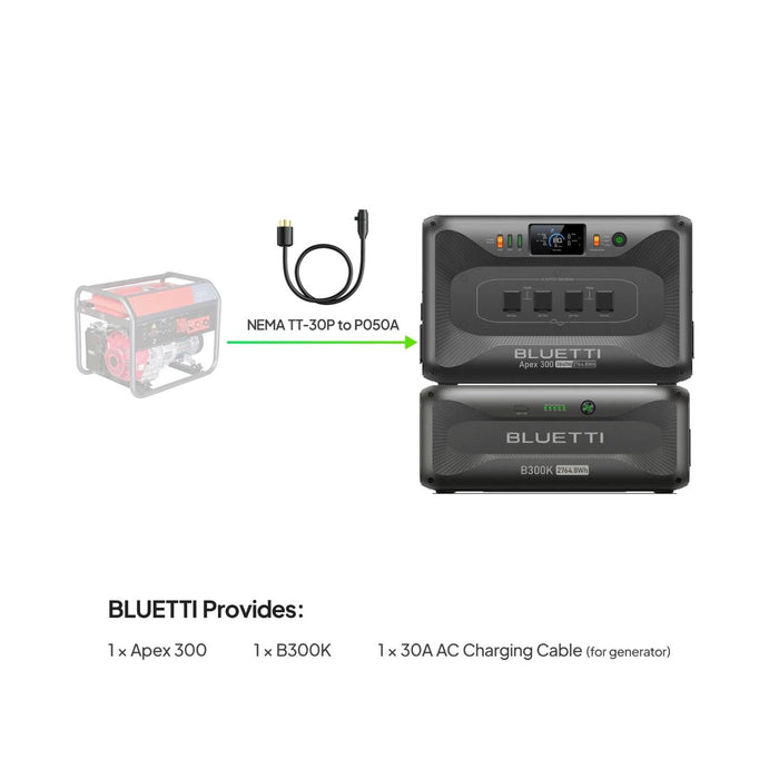 Bluetti Apex 300 Portable Power Station | 2764.8Wh | 3840W | 2400W Solar Input