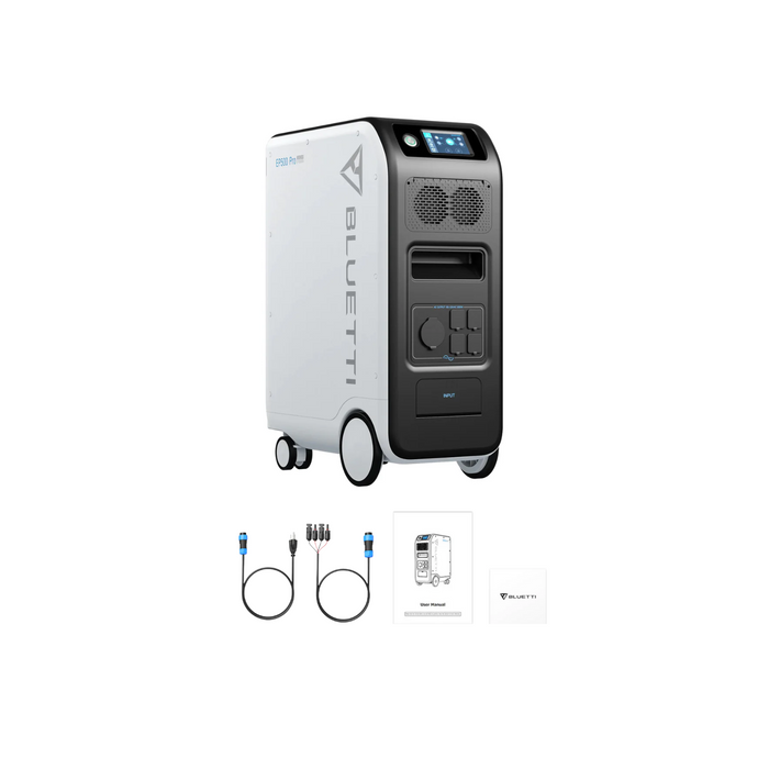 Bluetti EP500Pro Solar Power Station | 5100Wh | 6000W | 2400W Solar Input