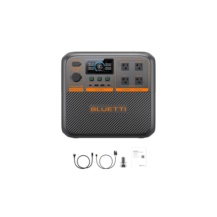 Bluetti Premium 200 V2 Portable Power Station | 2073.6Wh | 3900W | 1000W Solar Input