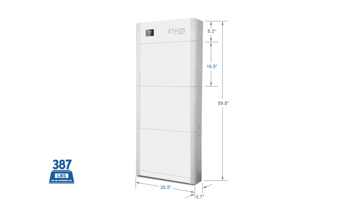 BigBattery ETHOS 48V 30.7kWh (6 Module) – Stackable Power Storage