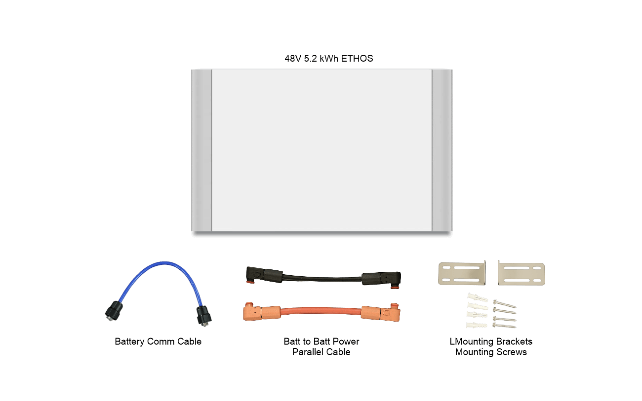 BigBattery 46.1kWh ETHOS + 3x EG4 18kPV Inverter (ESS)