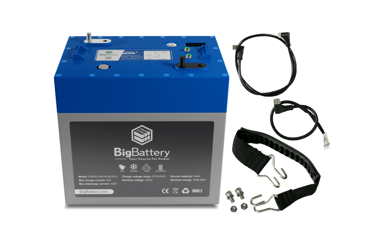 BigBattery 24V 4X EAGLE 2 Lithium Battery KIT