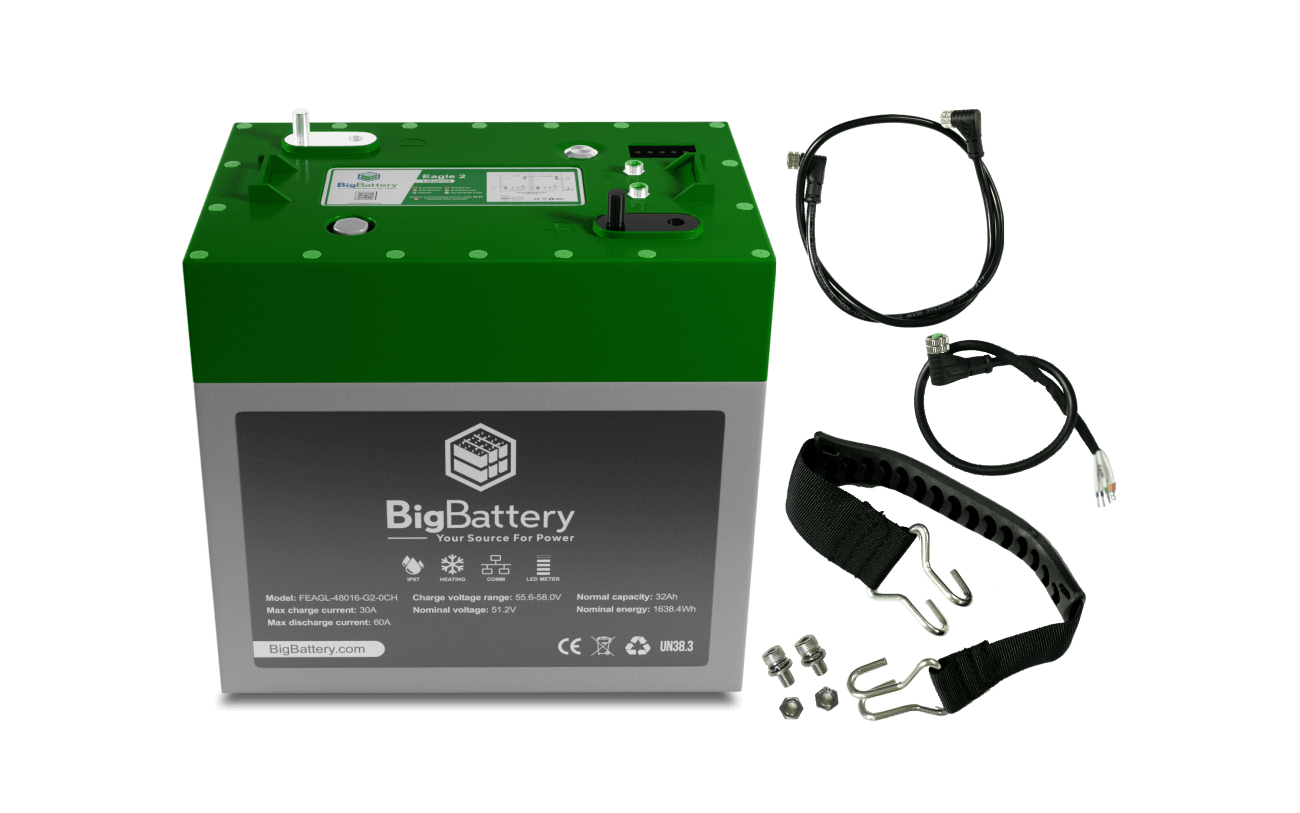 BigBattery 48V 3X EAGLE 2 Lithium Battery Kit