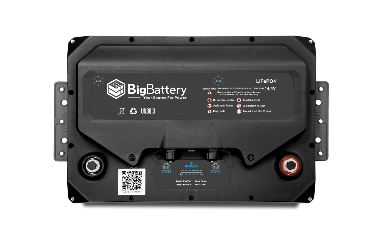 BigBattery 12V HUSKY 2 Lithium Battery 5.12kWh 400Ah | LiFePO4 | Inverter Comms