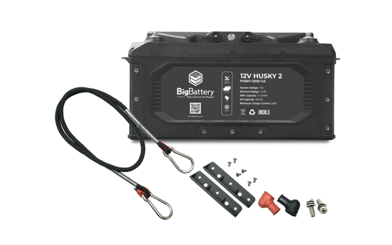 BigBattery 12V 2X HUSKY 2 Lithium Battery Kit