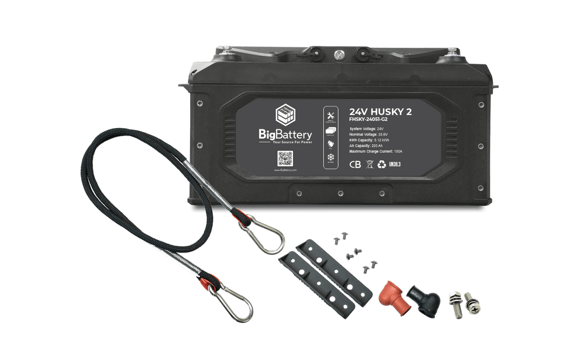 BigBattery 24V 3X HUSKY 2 Lithium Battery KIT