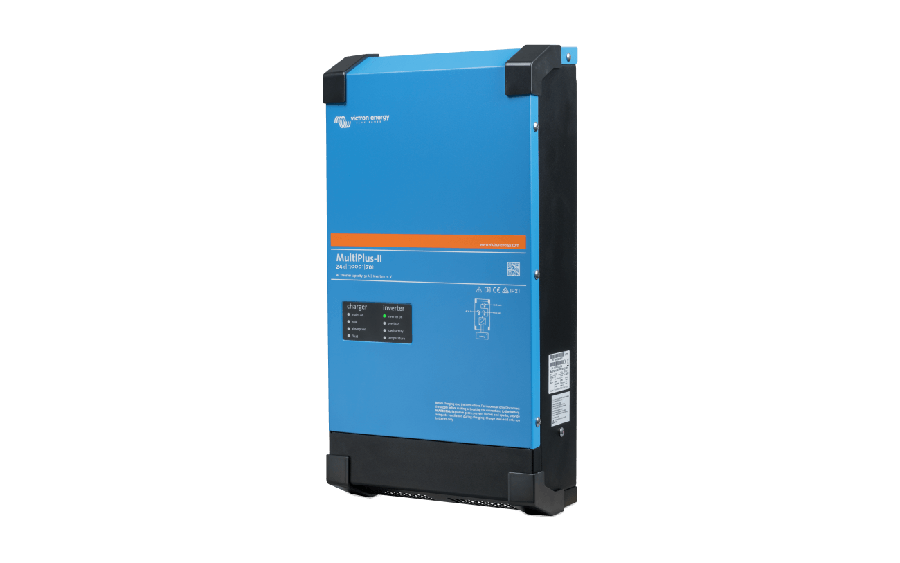 BigBattery 24V 2X HUSKY 2 Inverter Kit + Victron MultiPlus-II 3000W Inverter/Charger