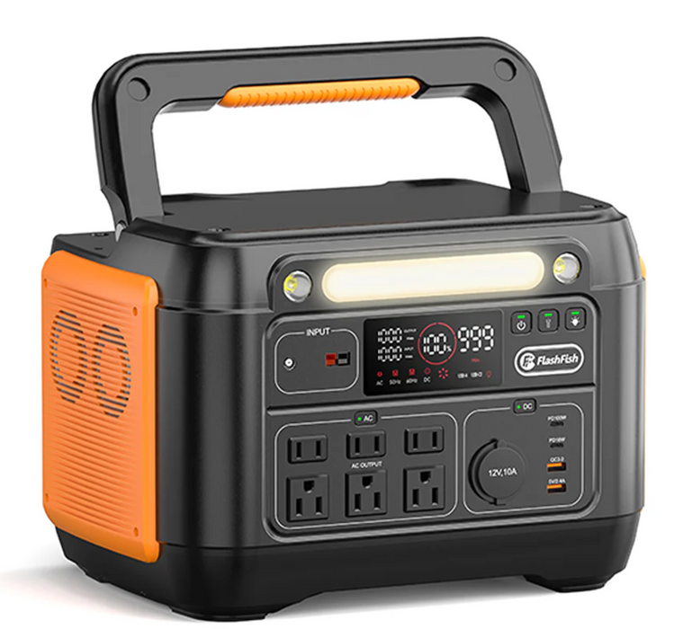 FlashFish A1001 UPS Power Station - 1000W 1002Wh Pure Sine Wave Inverter