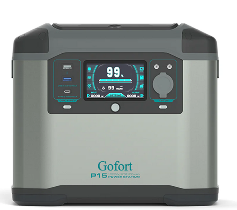 Gofort P15 Portable Backup UPS Power Station - 1500W 1008Wh