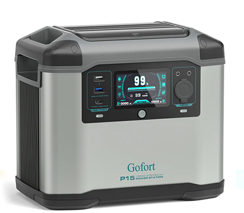 Gofort P15 Portable Backup UPS Power Station - 1500W 1008Wh
