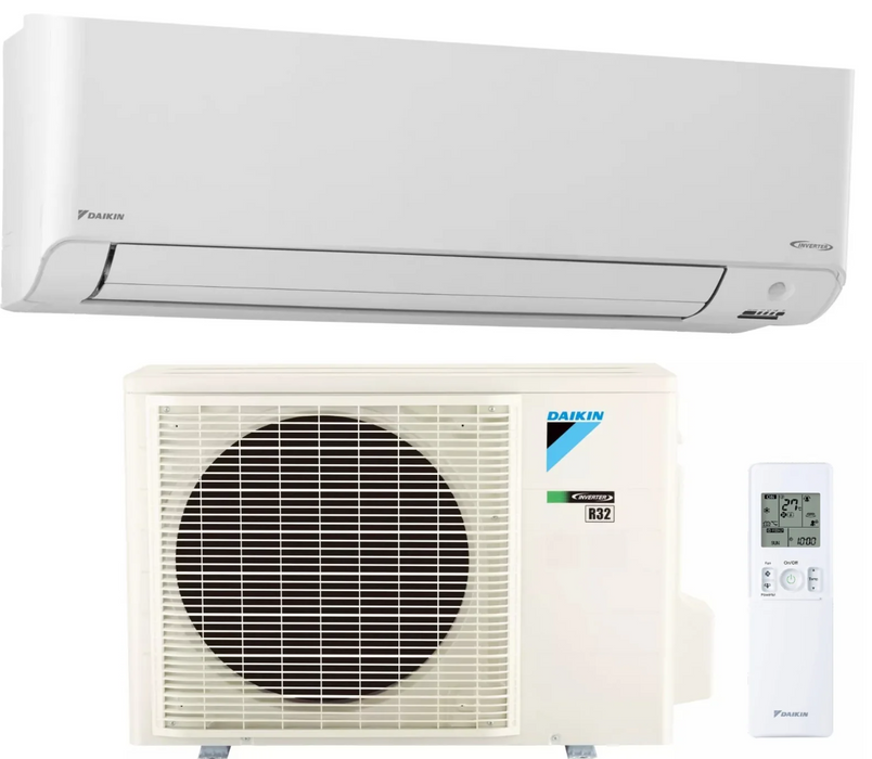 Daikin ATMOSPHERA 24,000 BTU 22 SEER2 Ductless Mini Split Inverter Air Conditioner Heat Pump System 208/230V (R-32) - FTXM24WVJU9 / RXM24WVJU9