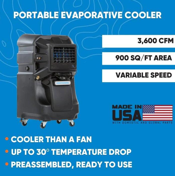 Portacool Jetstream 230 Portable Evaporative Cooler - PACJS2301A1