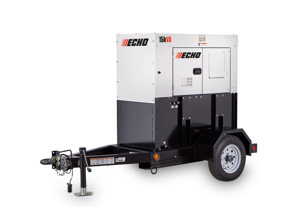 Kubota Powered Diesel Generator - DGK15FL, 13.2 kW Standby, 12 kW Prime, 1 &amp; 3-Phase, Liquid Cooled, 65-67 dBA, 60 Gal Tank