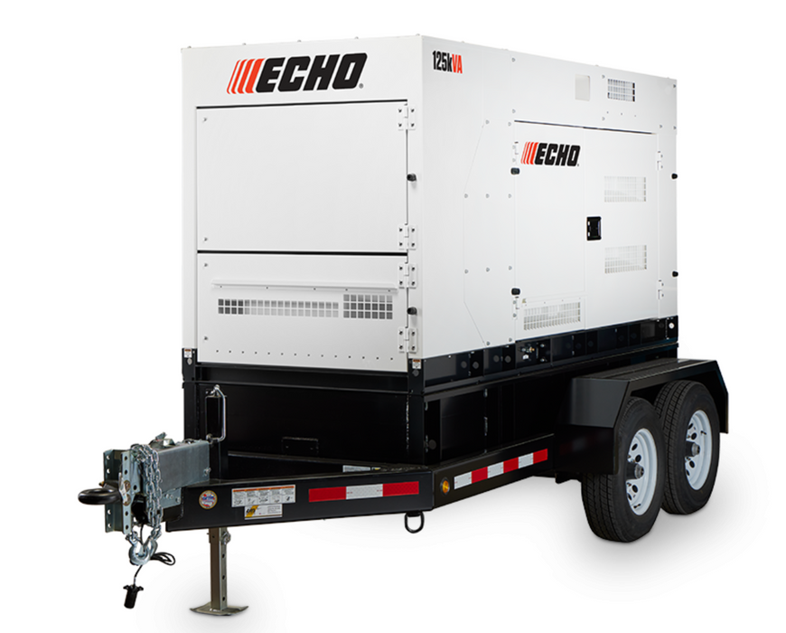 Isuzu Powered Diesel Generator - DGK125F, 137.5 kW Standby, 100 kW Prime, 1 &amp; 3-Phase, 65-66 dBA