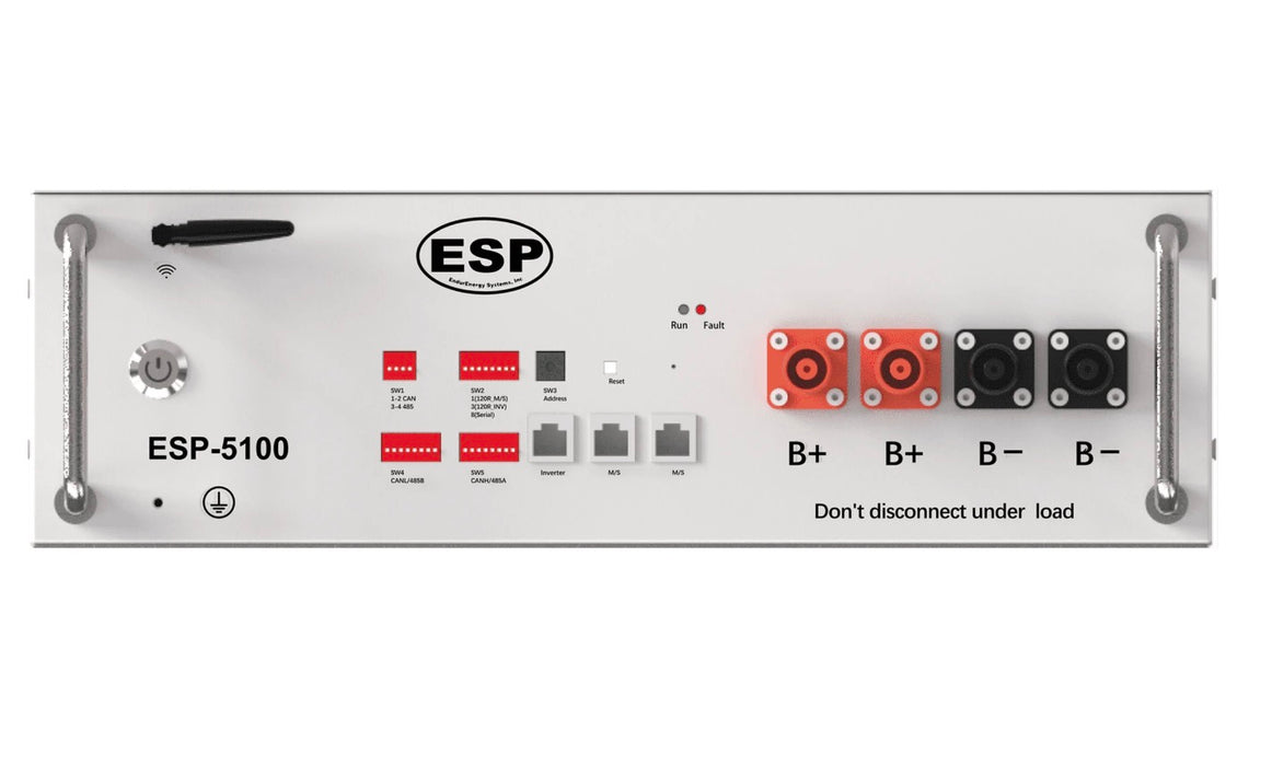 EndurEnergy ESP-5100 LiFePO4 48v Lithium Battery Server Rack Battery