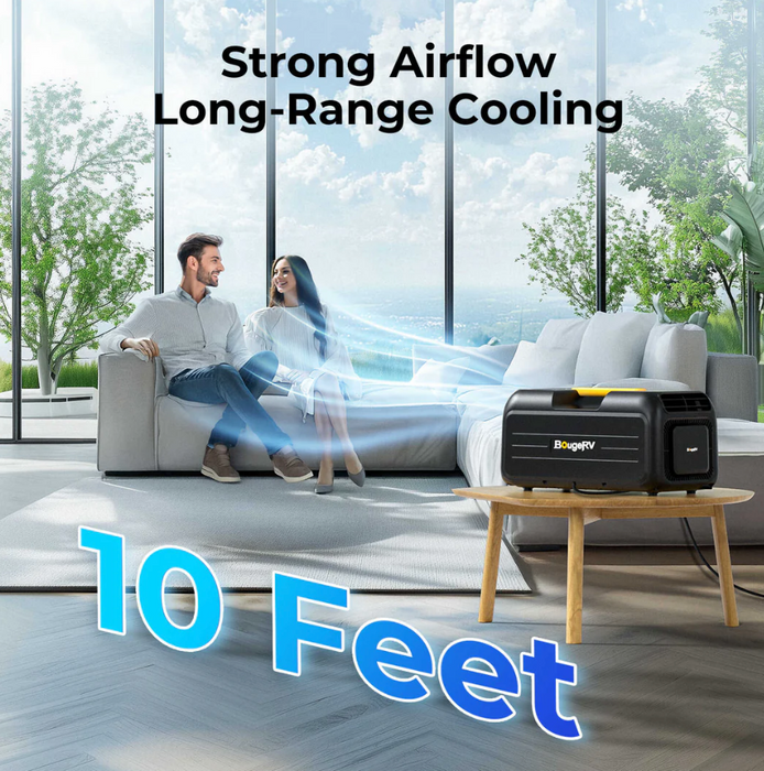 BougeRV New 3500BTU Portable Air Conditioner