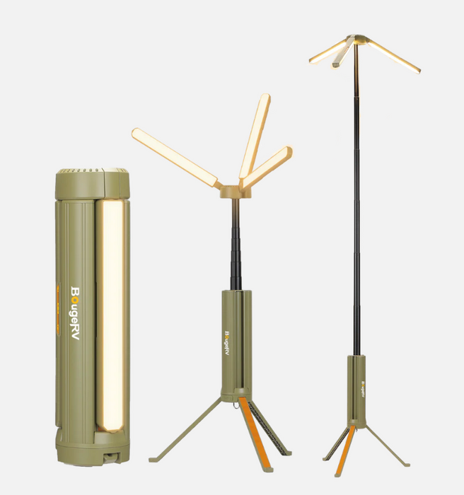 BougeRV New Outdoor Portable Telescopic Camping Lantern