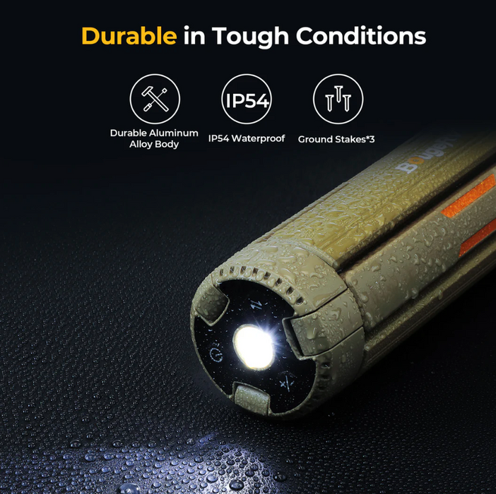 BougeRV New Outdoor Portable Telescopic Camping Lantern