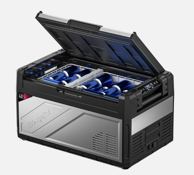 BougeRV Rocky 55QT Dual Zone 12V Portable Fridge