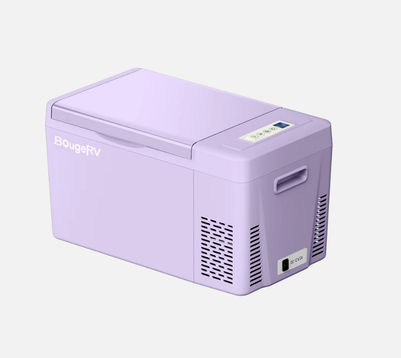 BougeRV 12V 23 Quart Colorful Purple Portable Fridge