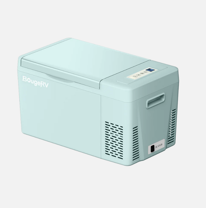 BougeRV 12V 23 Quart Colorful Mint Green Portable Fridge