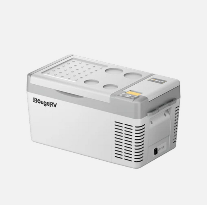BougeRV 12V 23 Quart White Portable Fridge