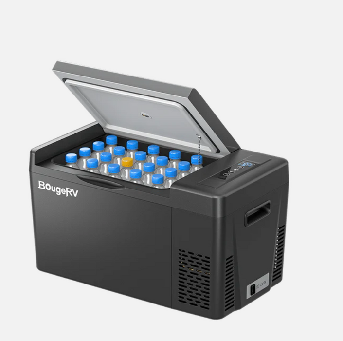 BougeRV 12V 23 Quart Black Portable Fridge