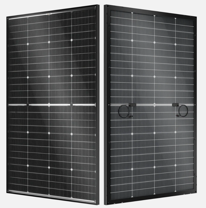 BougeRV 16BB N-Type 12V/24V 200 Watt Bifacial Solar Panel