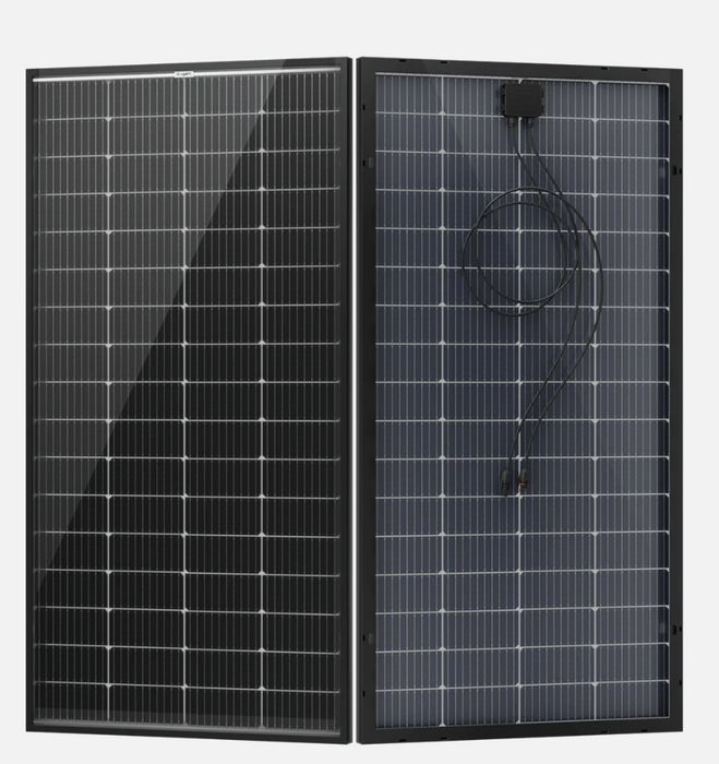 BougeRV 200 Watt Rigid Bifacial 10BB Mono Solar Panel