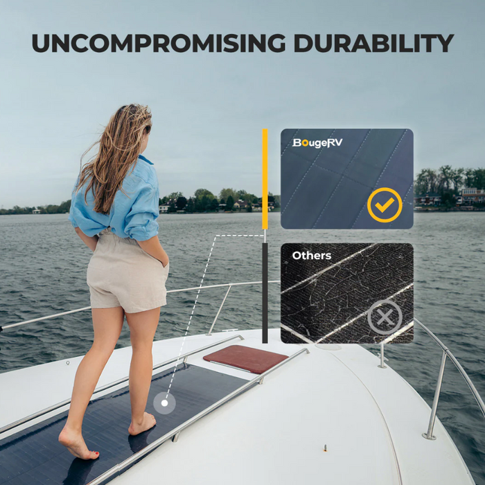 BougeRV Yuma 200W CIGS Thin-film Flexible Solar Panel with Tape