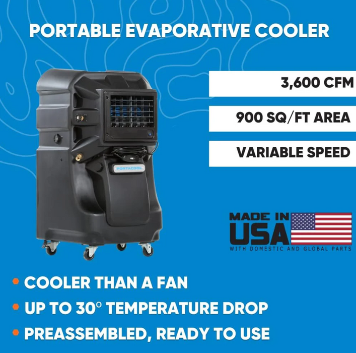 Portacool Jetstream 230 Portable Evaporative Cooler – PACJS2301A1