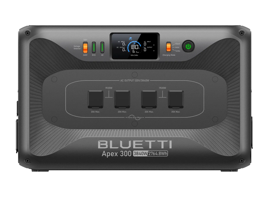 BLUETTI Apex 300 Power Station Bundle with Hub D1
