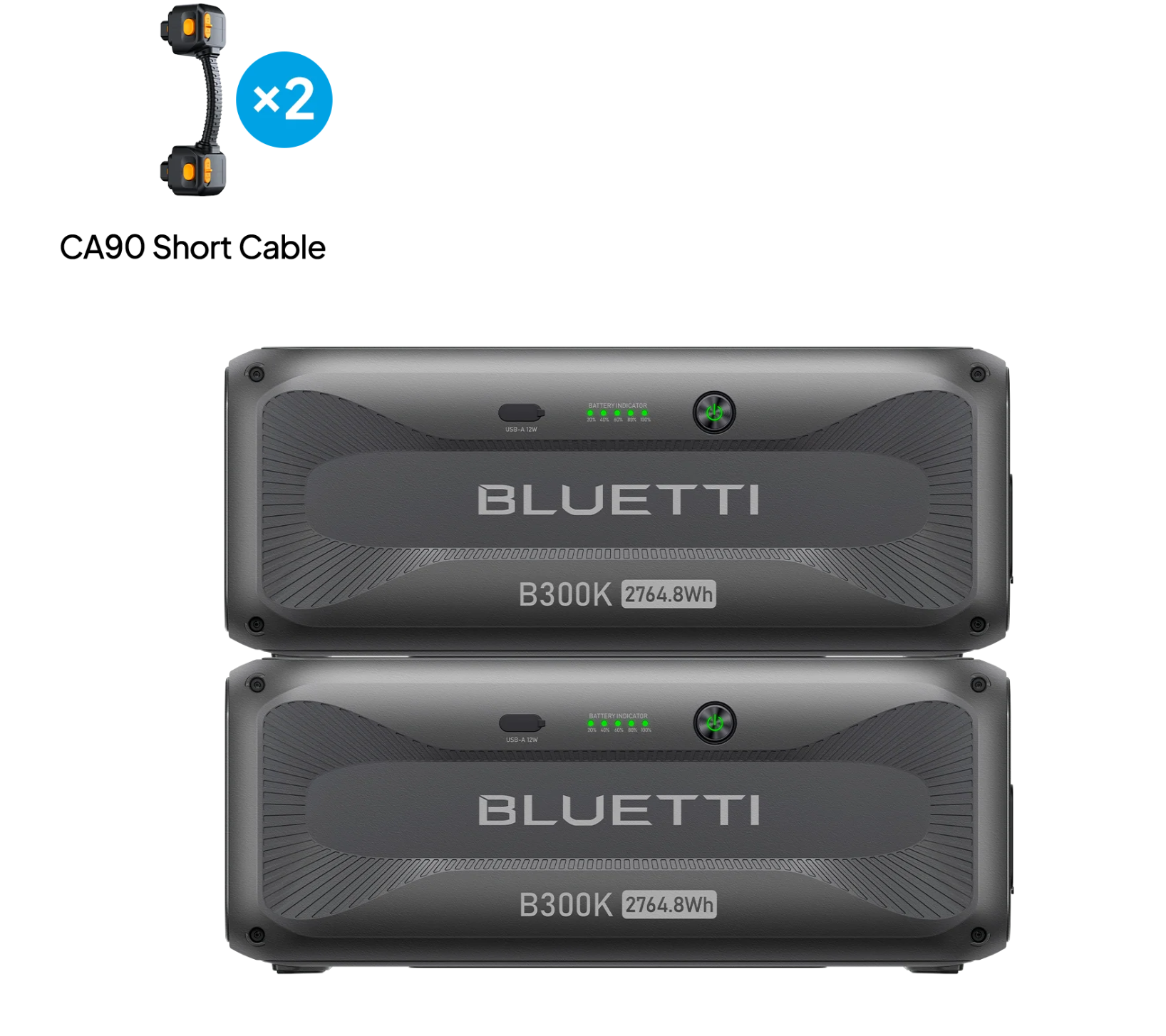 BLUETTI 2x B300K Expansion Batteries for Apex 300 - 5,529.6Wh