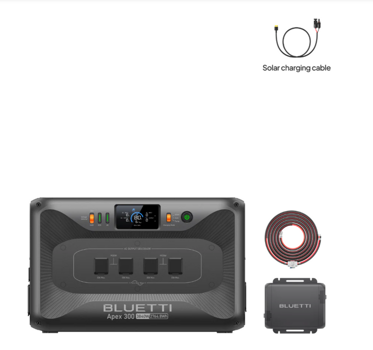 BLUETTI Apex 300 Power Station Bundle with Charger 1