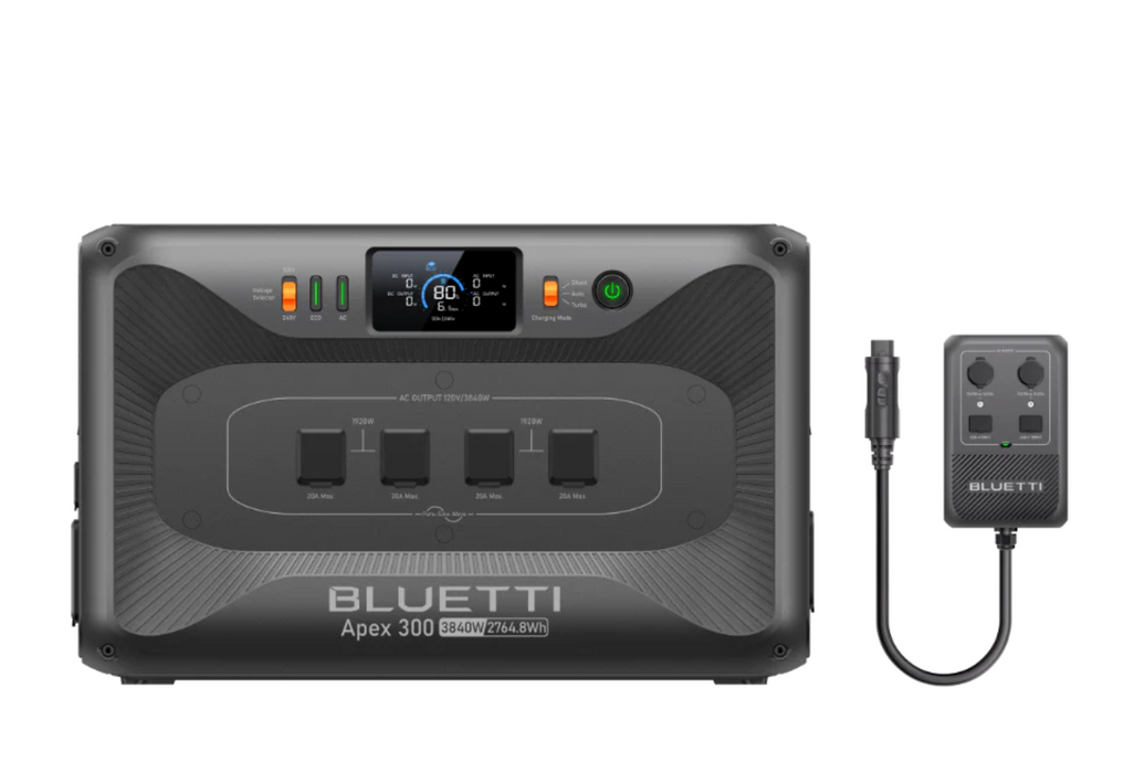 BLUETTI Apex 300 Power Station Bundle with Hub D1