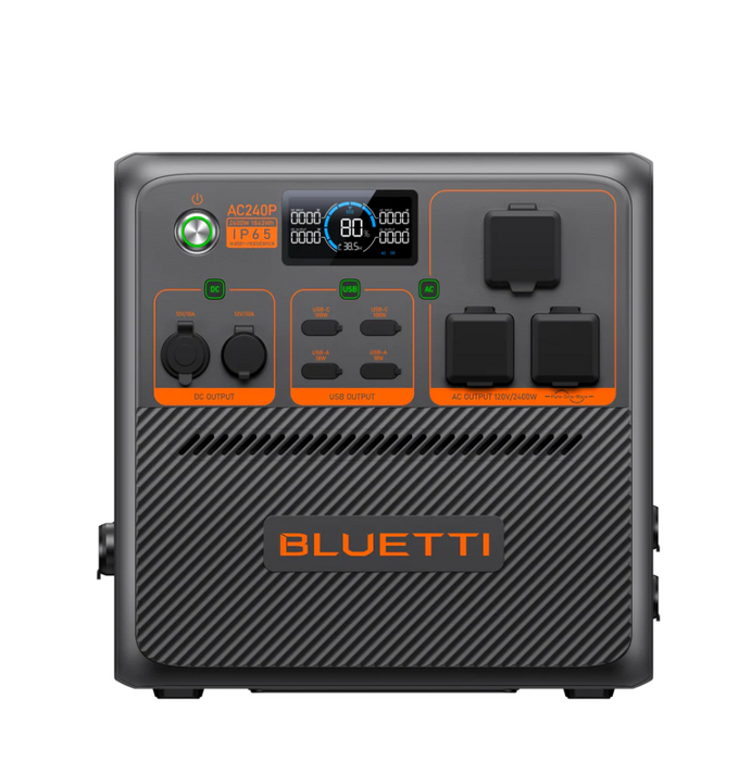 BLUETTI AC240P Portable Power Station – 2,400W Output, 1,843Wh Battery Capacity