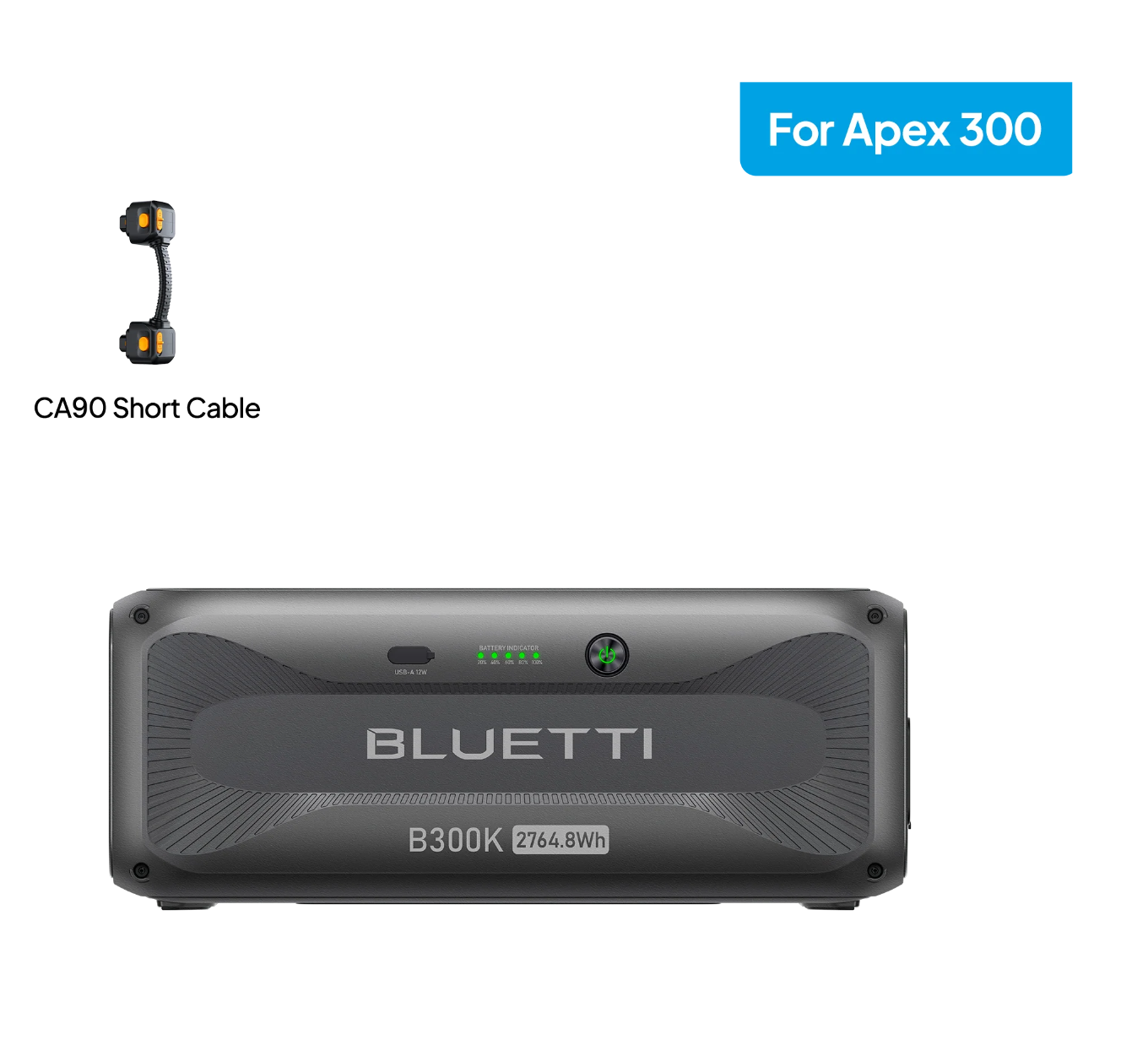 BLUETTI B300K Expansion Battery for Apex 300 - 2,764.8Wh