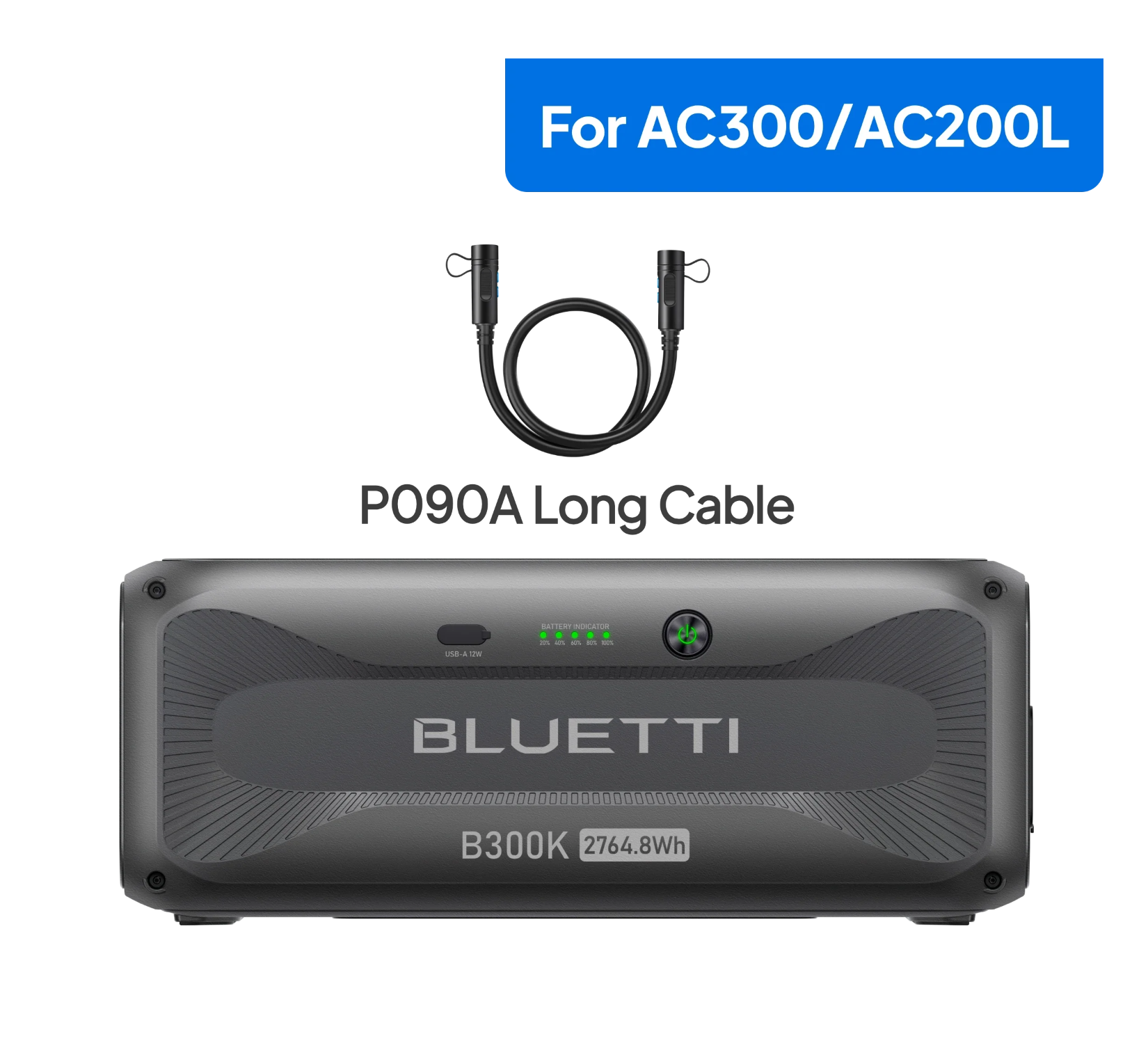 BLUETTI B300K Expansion Battery for AC300 / AC200L - 2,764.8Wh