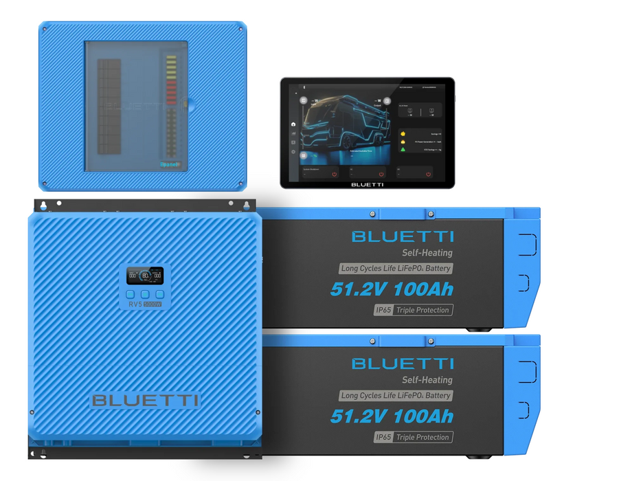 BLUETTI RV5 + 2*B4810 + Epanel + Epad Power Bundle